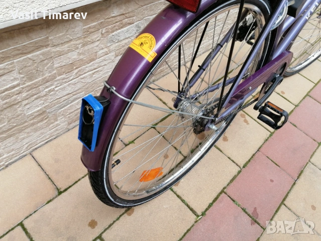 Дамски лилав велосипед 28" Внос Германия , снимка 4 - Велосипеди - 54037985