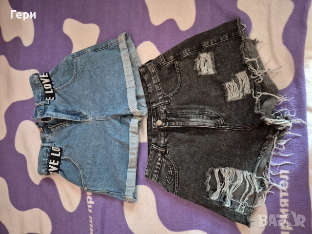 Дамски дънки къси м размер 