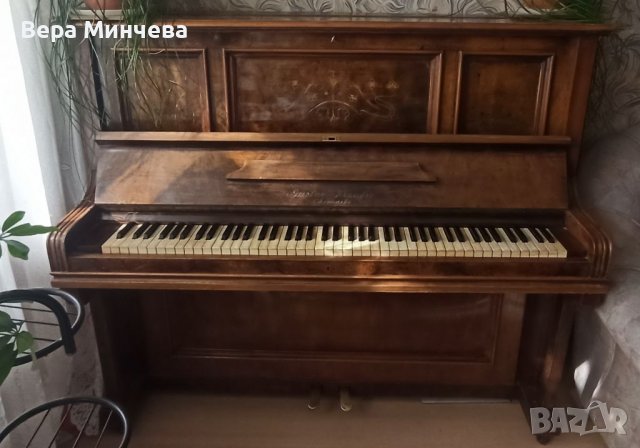 Немско пиано Gustav Kraufse Chemnitz, снимка 2 - Пиана - 40040078