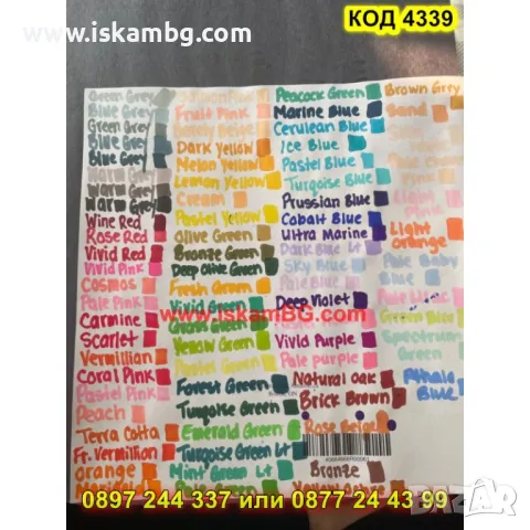 Двустранни маркери за рисуване и оцветяване комплект от 80 броя - КОД 4339, снимка 12 - Рисуване и оцветяване - 49921764