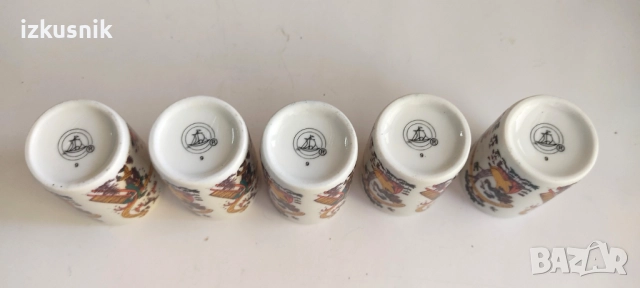 Ретро баварски чашки Jahreszeiten /„Четири сезона“/, снимка 3 - Колекции - 52415616
