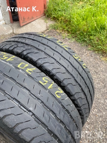 215 70 15С CONTINENTAL , снимка 2 - Гуми и джанти - 54363928