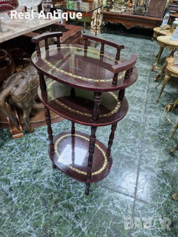 Прекрасна антикварна италианска конзолна масичка , снимка 5 - Антикварни и старинни предмети - 52889890