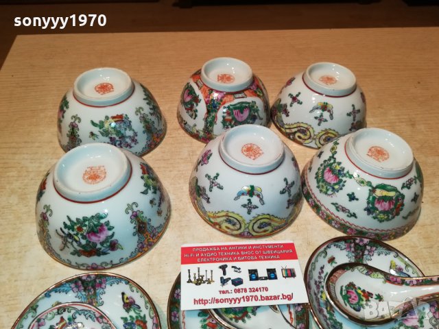 ръчно рисувани купички внос германия 1809212008, снимка 2 - Антикварни и старинни предмети - 34176865