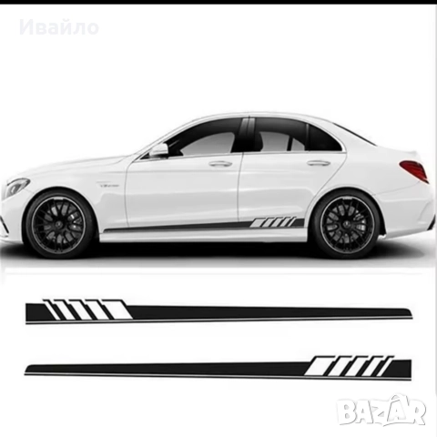Странични спортни тунинг стикери за кола.