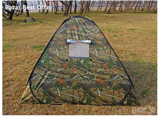 Саморазгъваща се голяма палатка голям размер (2 x 2 метра) за 4 човека, снимка 6 - Палатки - 36406435