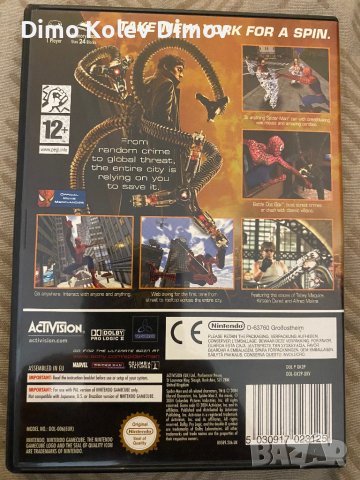 Spiderman GameCube Wii. Перфектна., снимка 2 - Игри за Nintendo - 42375360