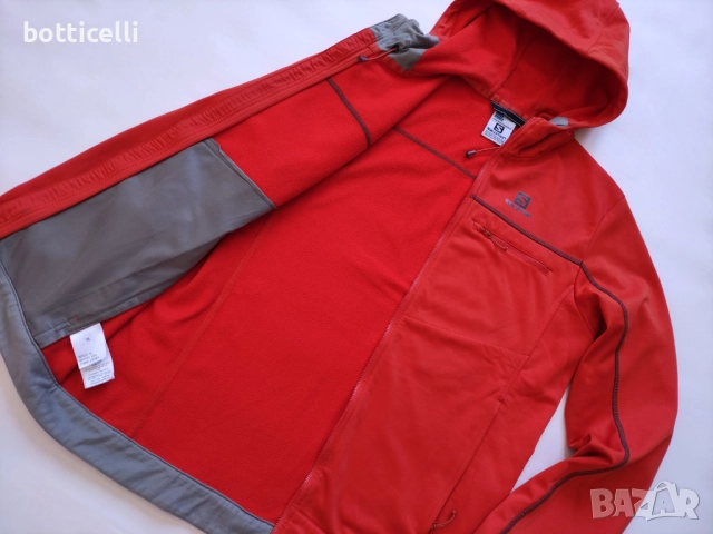 SALOMON AdvanceedSkin Mens Full zip - M - оригинално мъжко горнище, снимка 10 - Спортни дрехи, екипи - 52828920