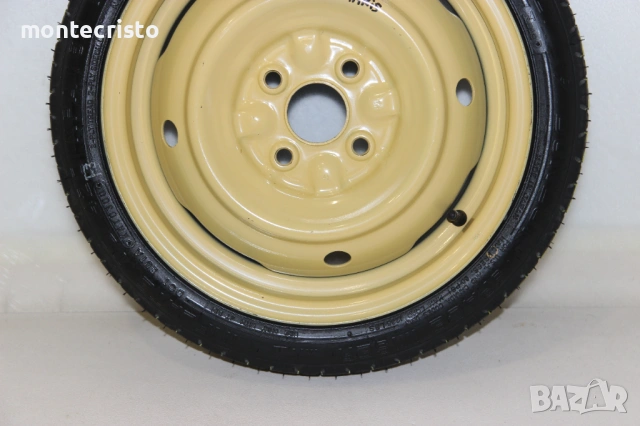 Резервна гума патерица Toyota Yaris P1 P9 (1999-2011г.) 4x100 / 54.1 Тойота Ярис, снимка 3 - Гуми и джанти - 53879747