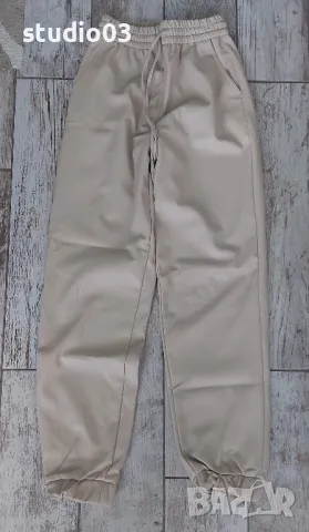 Дамски спортен панталон еко кожа CROPP , снимка 4 - Панталони - 50391919