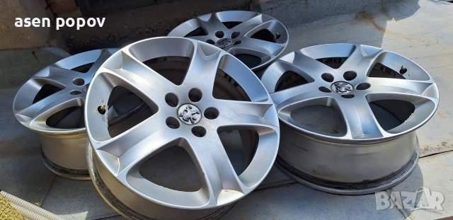 Джанти 17 цола оригинални Пежо, снимка 2 - Гуми и джанти - 54237778