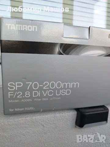 Обектив tamron 70-200mm 2.8 за Nikon, снимка 5 - Обективи и филтри - 55906206