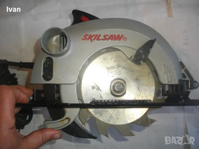 Made in USA 5,3A САЩ АМЕРИКАНСКИ ОРИГИНАЛЕН РЪЧЕН ЦИРКУЛЯР 1100 ВАТА ф165мм РЕЖЕ 60мм SKIL, снимка 2 - Други инструменти - 48604817
