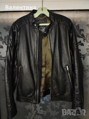 Diesel кожено мъжко яке, естествена кожа, М, снимка 10 - Якета - 53097235