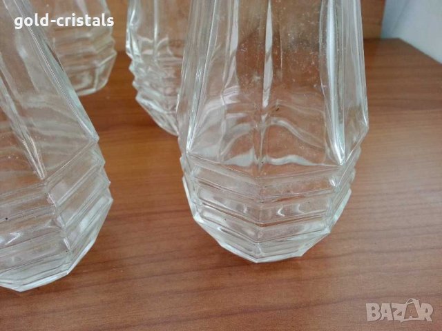 Ретро стъклени юзове юсчета юзчета шишенца, снимка 6 - Антикварни и старинни предмети - 29504315