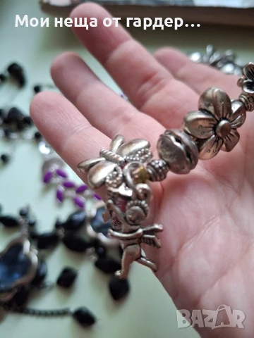Лот с бижута ,винтидж,разни, снимка 4 - Бижутерийни комплекти - 50966487