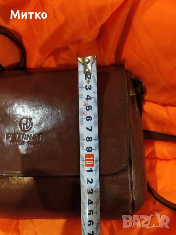Чанта естествена кожа уникат "PETTINATI" FIRENZE ITALIA-за ценители, снимка 8 - Чанти - 31570723