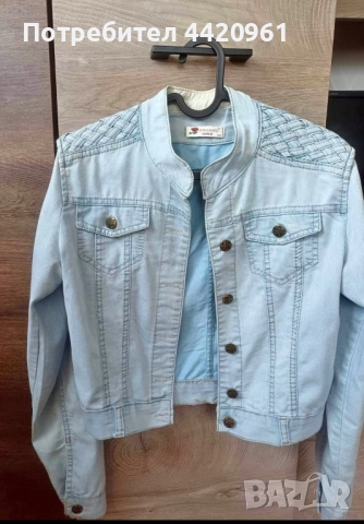 Късо дънково яке