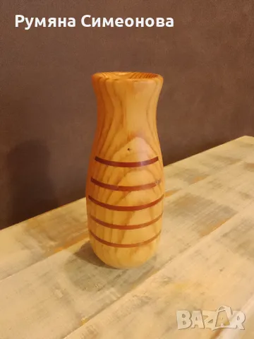 Ваза от дърво