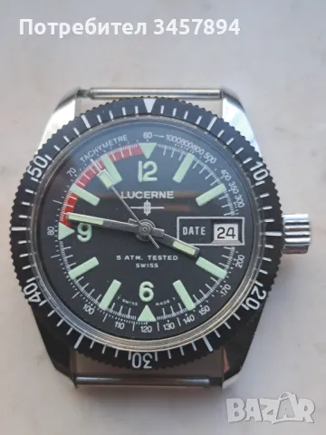 Чисто нов дайверски часовник Lucerne, снимка 6 - Мъжки - 49385334