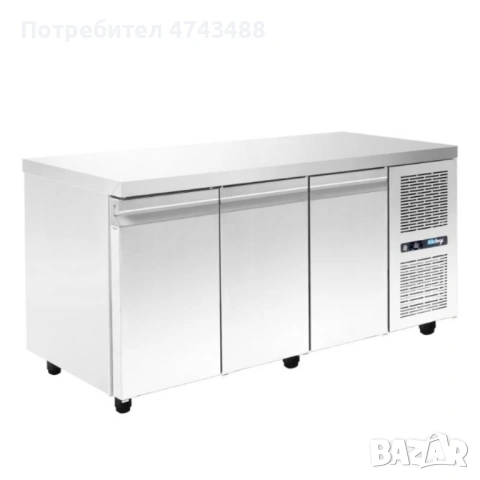 Хладилник за риба с дренаж и компактен дизайн – 130 см