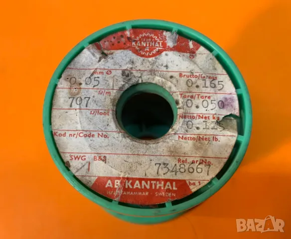 Оргинални Ролки Шведски Кантал 0.05 мм., снимка 6 - Други инструменти - 47486450