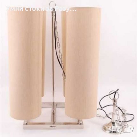 Уникален Дизайнерски Полилей с четири регулиращи се абажура/PTMD Collection, снимка 2 - Лампиони - 37120776