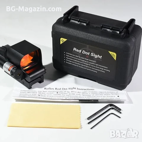 Тактически бързомер с лазерен мерник прицел за еърсофт въздушна пушка пистолет лов оръжие лък евтин, снимка 9 - Оборудване и аксесоари за оръжия - 51178688