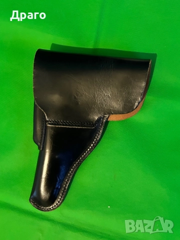 Кожен кобур за пистолет Walther P38 Валтер П38, снимка 4 - Бойно оръжие - 52576289