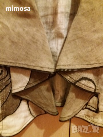 Късо ленено сако, снимка 8 - Сака - 38108290