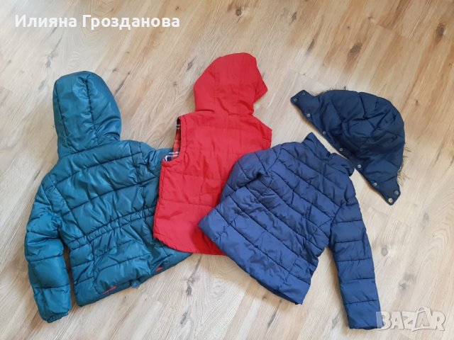 2 зимни якета и елек за 35лв, 110-122/Terranova, Zara/ , снимка 3 - Детски якета и елеци - 42087188