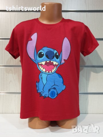 Нова детска тениска с дигитален печат Стич (Stitch), снимка 8 - Детски тениски и потници - 37494684