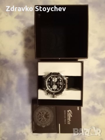 Часовник Swiss Legend Triton Chronograph Black Dial Men's Watch