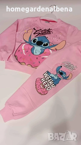Детски спортни комплекти Stitch & Labubu — 6 цвята, снимка 6 - Детски комплекти - 54125173