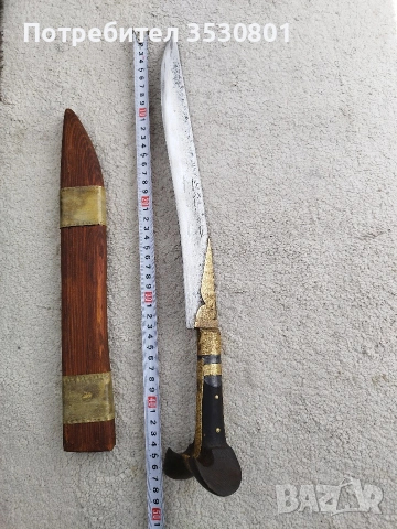 Стар овчарски нож каракулак , снимка 2 - Други ценни предмети - 54225705
