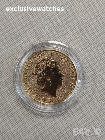 1 oz Златна Монета Кралски Зверове Белият Лъв от Мортимър 2020 , снимка 4 - Нумизматика и бонистика - 52153466
