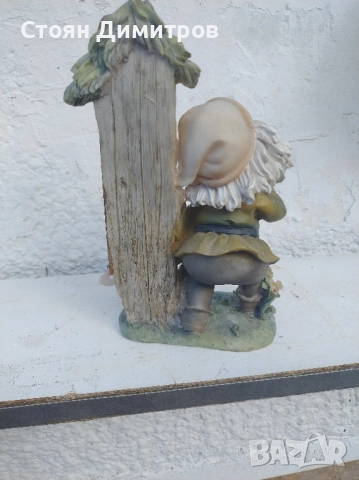 Прекрасно джудже и термометър,перфектна изработка,вис. 25см, снимка 4 - Антикварни и старинни предмети - 52078310