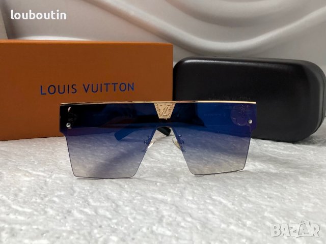 -22 % разпродажба Louis Vuitton 2023 висок клас дамски слънчеви очила маска Мъжки Унисекс, снимка 6 - Слънчеви и диоптрични очила - 38999588