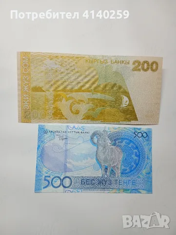 КИРГИЗСТАН БАНКНОТИ 200 СОМ , снимка 4 - Нумизматика и бонистика - 56423921