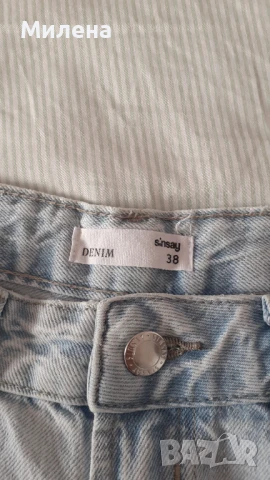 НОВИ къси дънки Sinsay размер 38, снимка 3 - Къси панталони и бермуди - 51217905