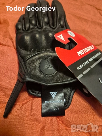 Кожени мото ръкавици , снимка 4 - Аксесоари и консумативи - 54115020