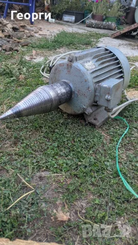 Мощен конусен цепач за дърва – 3 kW (380V, 1420 об/мин)