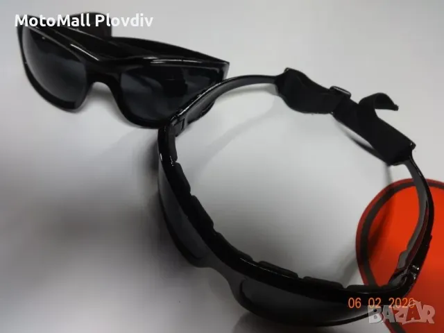 Очила огледални тъмни прозрачни мото слънчеви мотор вело колело, снимка 3 - Аксесоари и консумативи - 48724884