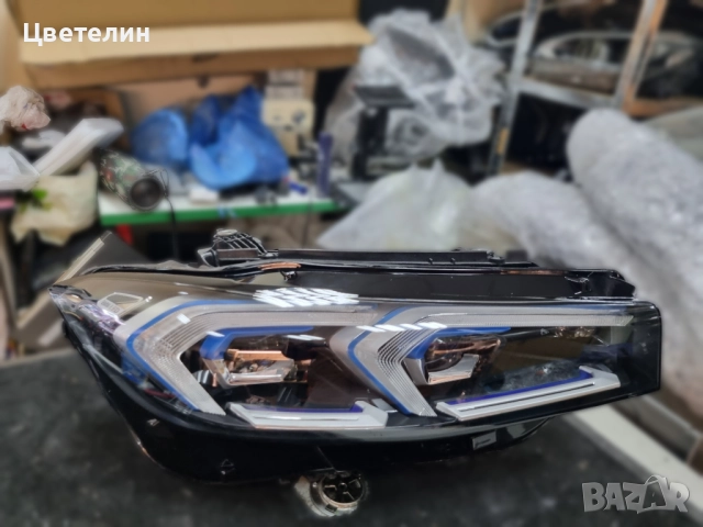 Десен фар BMW 3 G20 G21 Face LED desen far бмв 20 21 фейс лед, снимка 2 - Части - 52950257