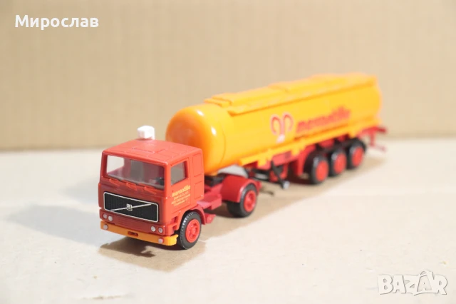 HERPA 1/87 H0 VOLVO ВЛЕКАЧ КАМИОН ТИР ЦИСТЕРНА МОДЕЛ, снимка 3 - Колекции - 50488750