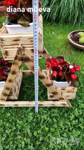 Дървен цветарник!, снимка 16 - Декорация за дома - 49970766