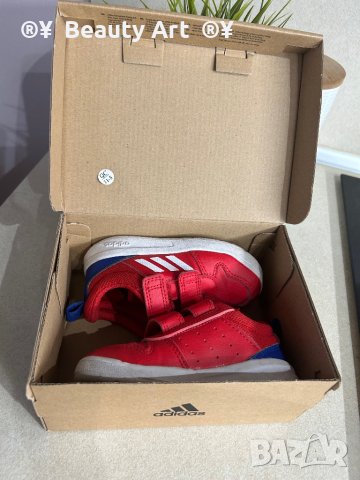 Детски червени маратонки Adidas 22 размер, снимка 5 - Детски маратонки - 40352261
