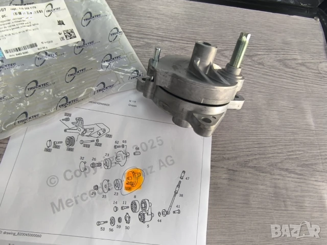 A1192001170/02.19.107**NEU**TRUCKTEC**MERCEDES-BENZ**ОБТЕГАЧ НА РЕМЪКА**OM119**, снимка 2 - Части - 51215894