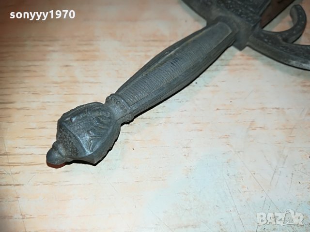меч-сабя-метален-внос швеицария-49х10см, снимка 6 - Колекции - 29860976