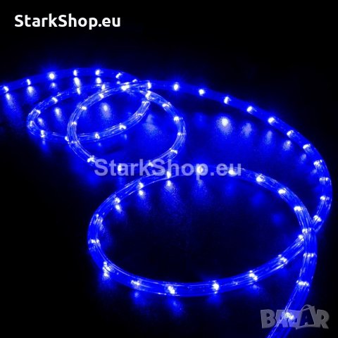 Светещ LED маркуч – син, 10М/20М, снимка 2 - Напояване - 30806843